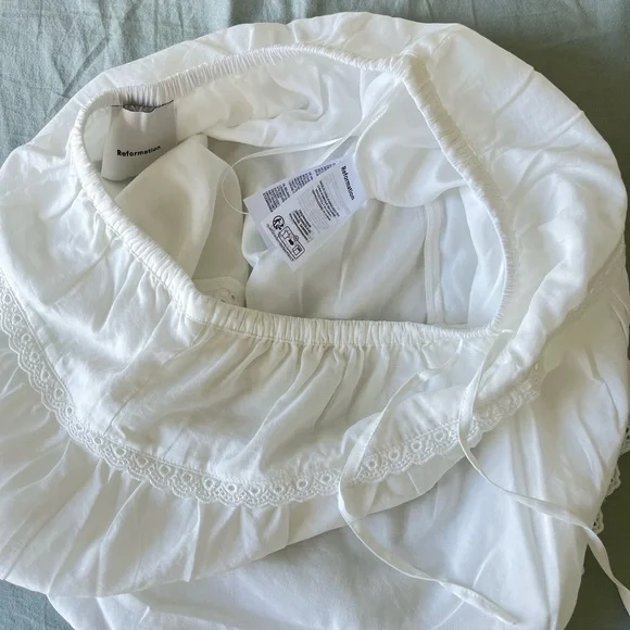 “Sale💖”Reformation Valetta Two Piece - White - Picture 4 of 6